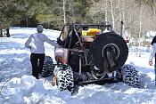 buggy in the snow