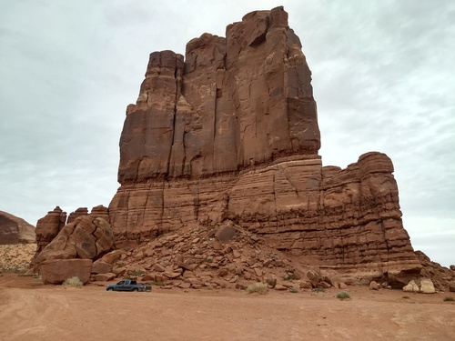 Rock formation on day 2 trail