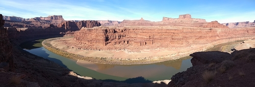 Chicken Corners Colorado River overlook panorama