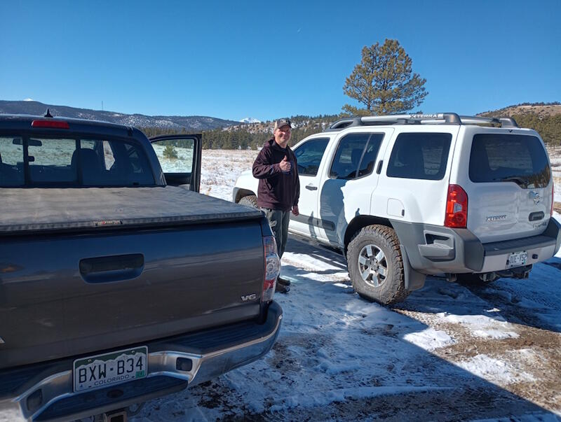 50Steve airing up the Xterra