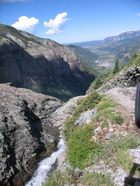 A view from Black Bear Pass