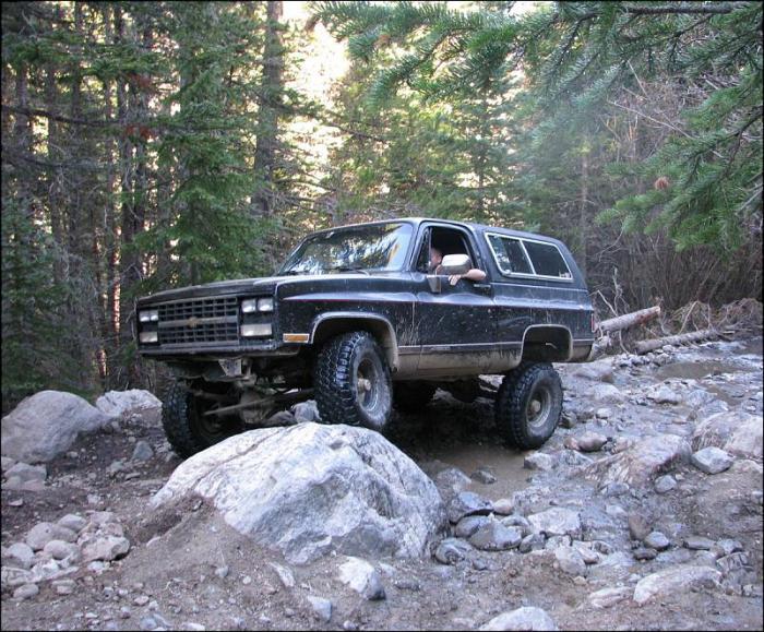 Middle St Vrain first big rock